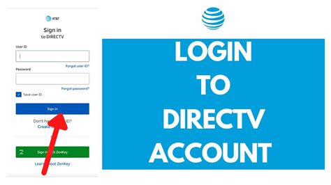 at&t directv login